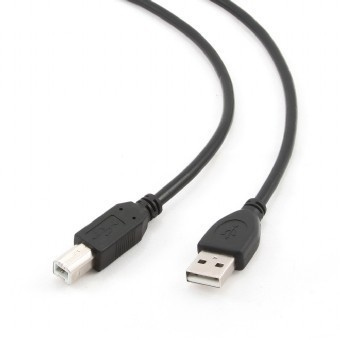 Cablexpert USB 2.0 A - B, kabel hane till hane, 4,5 m i gruppen DATORER & KRINGUTRUSTNING / Datorkablar / USB-kablar / USB-A / Kablar hos TP E-commerce Nordic AB (C80184)