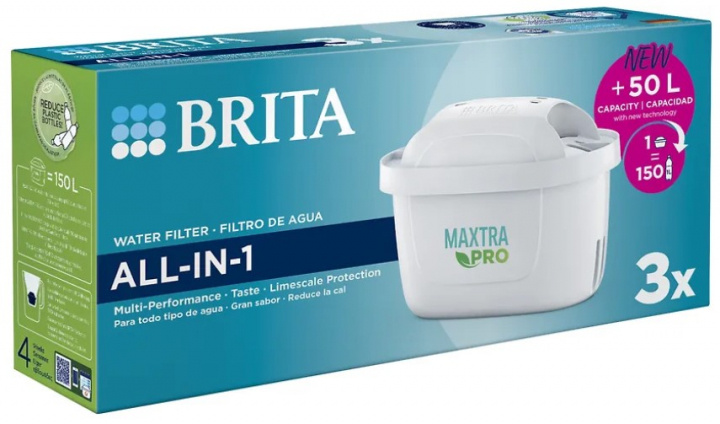 BRITA Maxtra Pro-filter, 3 st i gruppen HEM, HUSHÅLL & TRÄDGÅRD / Köksredskap / Övriga köksredskap hos TP E-commerce Nordic AB (C80441)