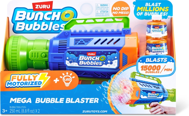 BUNCH O BUBBLES Mega Bubble Blaster - stor motoriserad bubbelpistol i gruppen LEKSAKER, BARN- & BABYPRODUKTER / Leksaker / Övriga leksaker hos TP E-commerce Nordic AB (C80478)