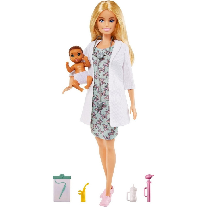 Barbie Doktor docka (GVK03) i gruppen LEKSAKER, BARN- & BABYPRODUKTER / Leksaker / Dockor & Tillbehör hos TP E-commerce Nordic AB (C80560)