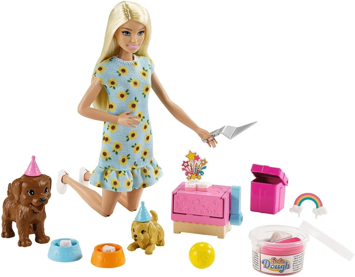 Barbie Valpfest - Blond (GXV75) i gruppen LEKSAKER, BARN- & BABYPRODUKTER / Leksaker / Dockor & Tillbehör hos TP E-commerce Nordic AB (C80564)