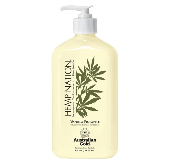 Australian Gold Hemp Nation Vanilla Pineapple Tan Extender Body Lotion 535 ml i gruppen SKÖNHET & HÄLSA / Hudvård / Kroppsvård / Body lotion hos TP E-commerce Nordic AB (C80572)