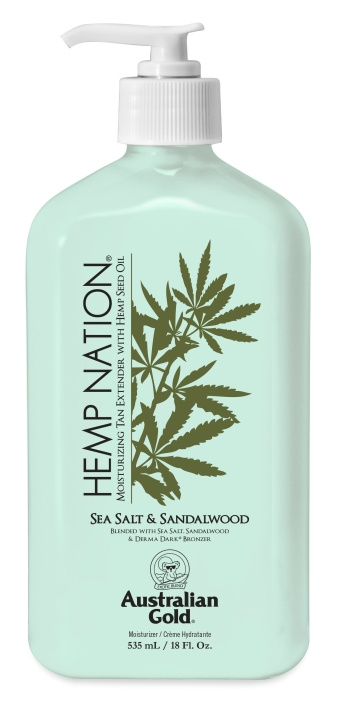 Australian Gold Hemp Nation Sea Salt & Sandalwood Tan Extender Body Lotion 535 ml i gruppen SKÖNHET & HÄLSA / Hudvård / Kroppsvård / Body lotion hos TP E-commerce Nordic AB (C80573)