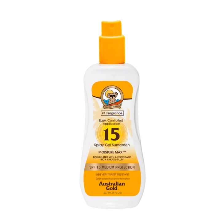 Australian Gold Solskyddsspray SPF 15 237 ml i gruppen SKÖNHET & HÄLSA / Hudvård / Solskydd & Tanning / Solskydd hos TP E-commerce Nordic AB (C80582)