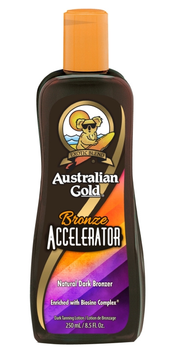 Australian Gold Bronze Accelerator Mörk solskyddslotion 250 ml i gruppen SKÖNHET & HÄLSA / Hudvård / Solskydd & Tanning / Solskydd hos TP E-commerce Nordic AB (C80593)