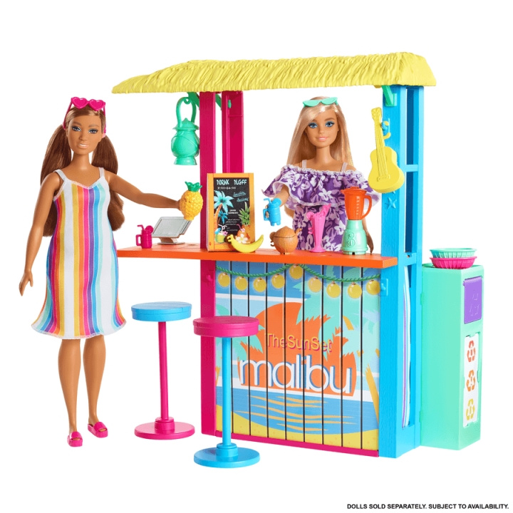 Barbie Leksetet Ocean Beach Shack (GYG23) i gruppen LEKSAKER, BARN- & BABYPRODUKTER / Leksaker / Dockor & Tillbehör hos TP E-commerce Nordic AB (C80606)