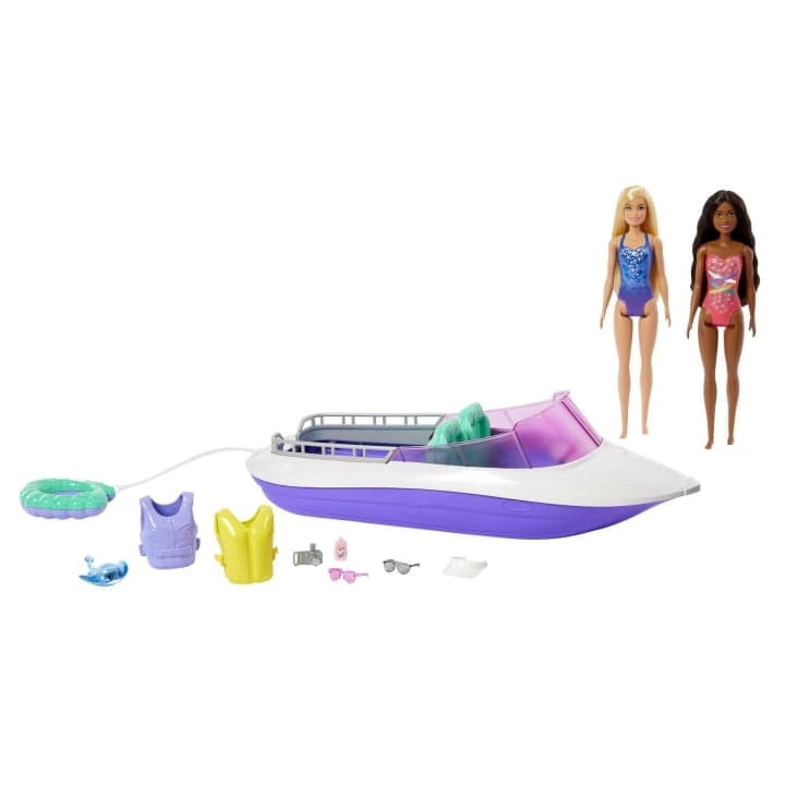 Barbie Båt med dockor (HHG60) i gruppen LEKSAKER, BARN- & BABYPRODUKTER / Leksaker / Dockor & Tillbehör hos TP E-commerce Nordic AB (C80634)