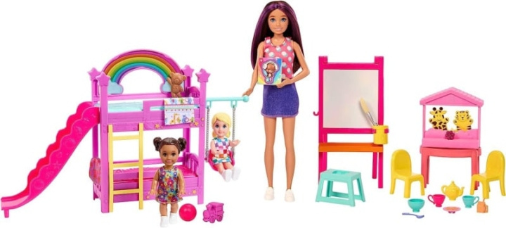 Barbie Skipper Ultimate Daycare (HND18) i gruppen LEKSAKER, BARN- & BABYPRODUKTER / Leksaker / Dockor & Tillbehör hos TP E-commerce Nordic AB (C80692)