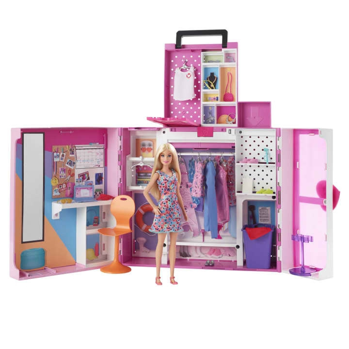 Barbie Drömgarderob docka och lekset (HGX57) i gruppen LEKSAKER, BARN- & BABYPRODUKTER / Leksaker / Dockor & Tillbehör hos TP E-commerce Nordic AB (C80702)