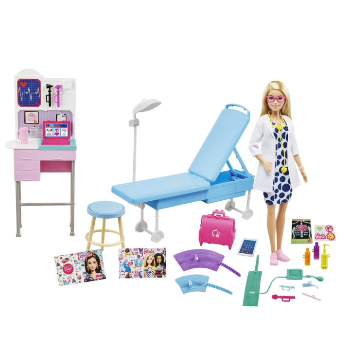 Barbie Docka och lekset med medicinsk doktor (GWV01) i gruppen LEKSAKER, BARN- & BABYPRODUKTER / Leksaker / Dockor & Tillbehör hos TP E-commerce Nordic AB (C80705)