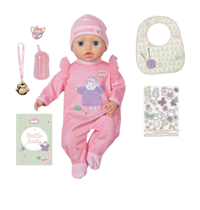 Baby Annabell Interaktiv Annabell 43 cm (706626) i gruppen LEKSAKER, BARN- & BABYPRODUKTER / Leksaker / Dockor & Tillbehör hos TP E-commerce Nordic AB (C80724)