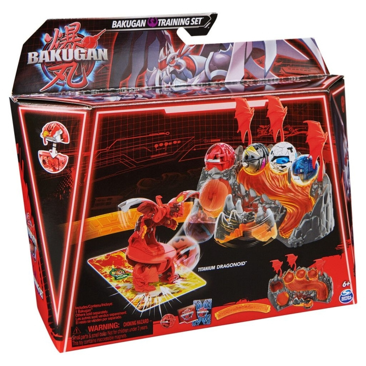 Bakugan 3.0 Träningsset - Dragonoid i titan i gruppen LEKSAKER, BARN- & BABYPRODUKTER / Leksaker / Övriga leksaker hos TP E-commerce Nordic AB (C80765)