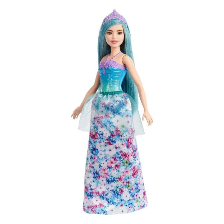 Barbie Dreamtopia Kunglig Docka - Teal Hår (HGR16) i gruppen LEKSAKER, BARN- & BABYPRODUKTER / Leksaker / Dockor & Tillbehör hos TP E-commerce Nordic AB (C80799)