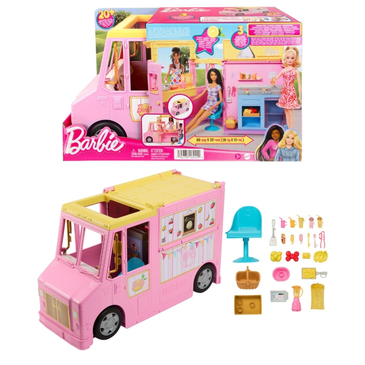 Barbie Lemonadbil med 25 st (HPL71) i gruppen LEKSAKER, BARN- & BABYPRODUKTER / Leksaker / Dockor & Tillbehör hos TP E-commerce Nordic AB (C80807)