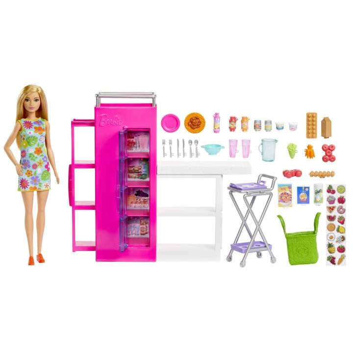 Barbie Drömskafferi lekset (HJV38) i gruppen LEKSAKER, BARN- & BABYPRODUKTER / Leksaker / Dockor & Tillbehör hos TP E-commerce Nordic AB (C80809)