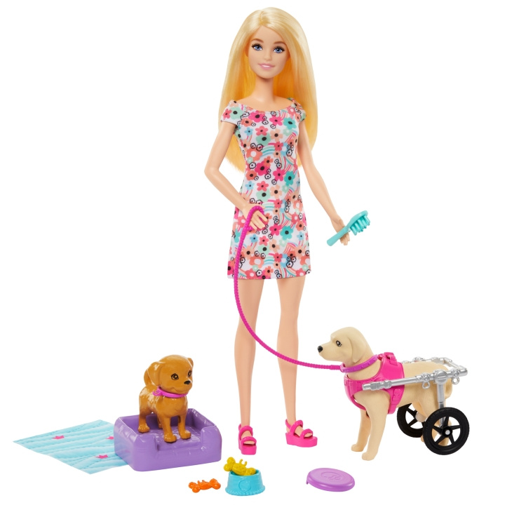 Barbie Lekredskap för husdjur med gång och hjul (HTK37) i gruppen LEKSAKER, BARN- & BABYPRODUKTER / Leksaker / Dockor & Tillbehör hos TP E-commerce Nordic AB (C80821)