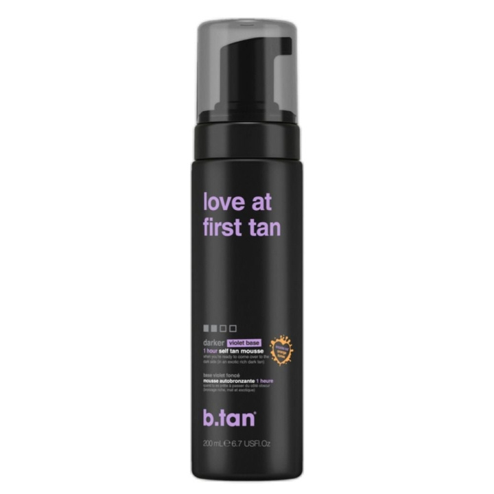 b.tan Love At First Tan Tan Mousse 200 ml i gruppen SKÖNHET & HÄLSA / Hudvård / Solskydd & Tanning / Brun utan sol hos TP E-commerce Nordic AB (C80845)