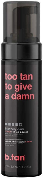 b.tan Too Tan To Give A Damn Tan Mousse 200 ml i gruppen SKÖNHET & HÄLSA / Hudvård / Solskydd & Tanning / Brun utan sol hos TP E-commerce Nordic AB (C80846)