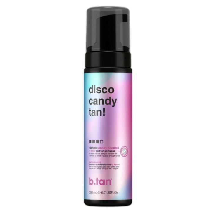 b.tan Disco Candy Tan Tan Mousse 200 ml i gruppen SKÖNHET & HÄLSA / Hudvård / Solskydd & Tanning / Brun utan sol hos TP E-commerce Nordic AB (C80847)