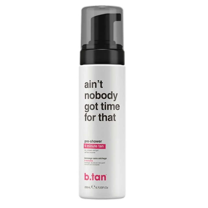 b.tan Ain\'t Nobody Got Time For That Tan Mousse 200 ml i gruppen SKÖNHET & HÄLSA / Hudvård / Solskydd & Tanning / Brun utan sol hos TP E-commerce Nordic AB (C80848)