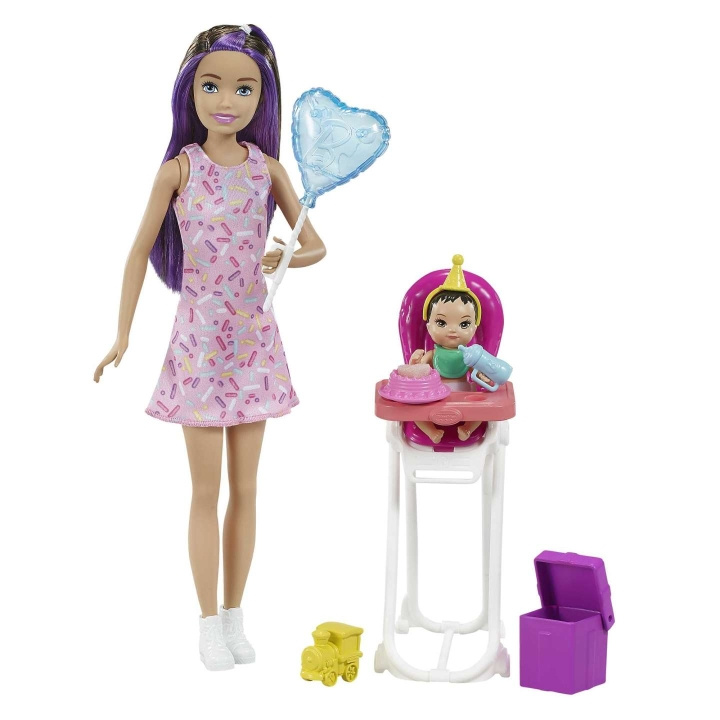 Barbie Skipper Babysitters dock- och lekset - Matstol 1 (GRP40) i gruppen LEKSAKER, BARN- & BABYPRODUKTER / Leksaker / Dockor & Tillbehör hos TP E-commerce Nordic AB (C80863)