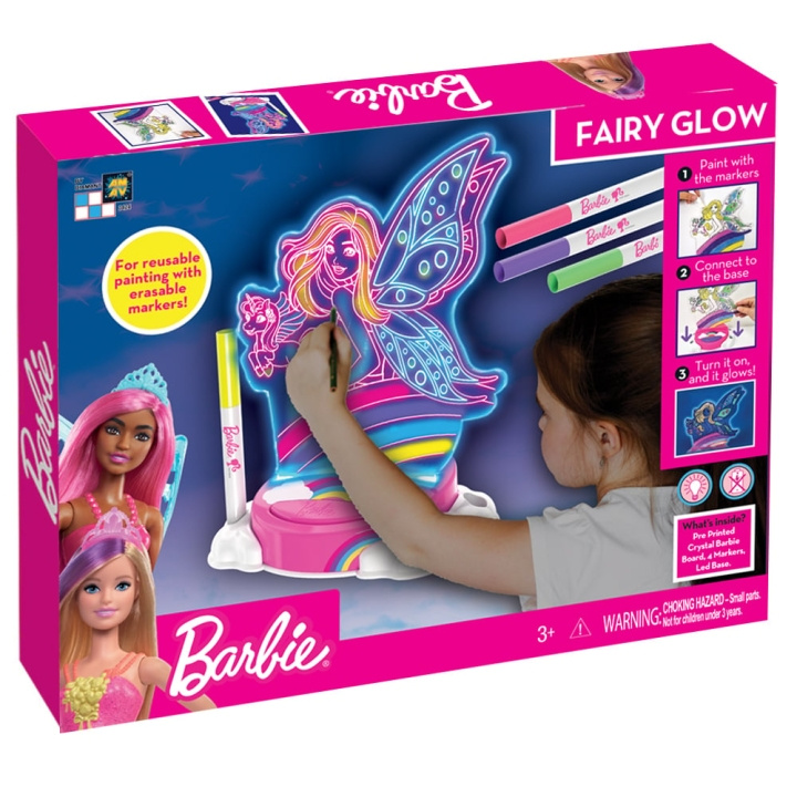 Barbie Dekoration till nattlampa - Fairy Paint N Lite i gruppen LEKSAKER, BARN- & BABYPRODUKTER / Leksaker / Dockor & Tillbehör hos TP E-commerce Nordic AB (C80883)