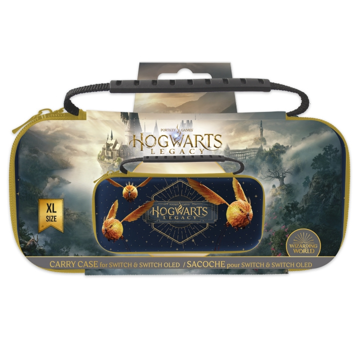 Trade Invaders Harry Potter - XL bärväska - Hogwarts, Gyllene snoken i gruppen HEMELEKTRONIK / Spelkonsoler & Tillbehör / Nintendo Switch / Tillbehör hos TP E-commerce Nordic AB (C80982)