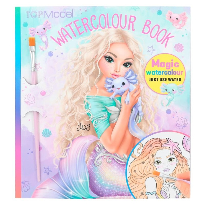 TOPModel Akvarellbok MERMAID - (412414) i gruppen LEKSAKER, BARN- & BABYPRODUKTER / Leksaker / Rita & Räkna hos TP E-commerce Nordic AB (C80986)