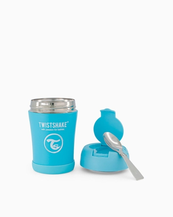 Twistshake Isolerad matbehållare 350 ml Pastellblå i gruppen LEKSAKER, BARN- & BABYPRODUKTER / Äta & Dricka / Barnserviser hos TP E-commerce Nordic AB (C80992)