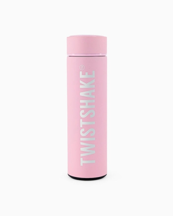 Twistshake Flaska för varmt eller kallt vatten Pastellrosa 420 ml i gruppen LEKSAKER, BARN- & BABYPRODUKTER / Äta & Dricka / Flaskor & Barnmuggar hos TP E-commerce Nordic AB (C80998)