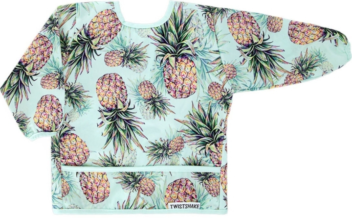 Twistshake Långärmad haklapp Pineapple i gruppen LEKSAKER, BARN- & BABYPRODUKTER / Äta & Dricka / Haklappar hos TP E-commerce Nordic AB (C81066)