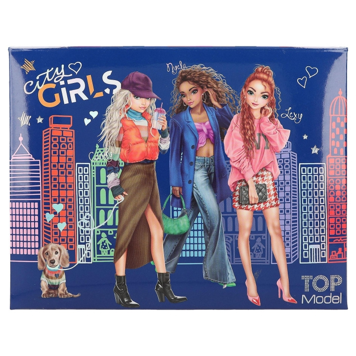 TOPModel l Skrivlåda CITY GIRLS ( 0412704 ) i gruppen LEKSAKER, BARN- & BABYPRODUKTER / Leksaker / Pyssel hos TP E-commerce Nordic AB (C81096)