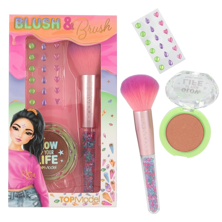 TOPModel Blush & Brush Set BEAUTY and ME ( 0412750 ) i gruppen LEKSAKER, BARN- & BABYPRODUKTER / Leksaker / Dockor & Tillbehör hos TP E-commerce Nordic AB (C81131)