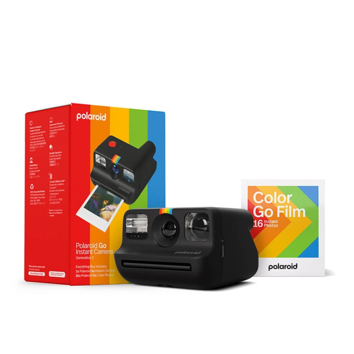 Polaroid Kamera Go Gen. 2 Everything Box Svart i gruppen HEMELEKTRONIK / Foto & Video / Kameror hos TP E-commerce Nordic AB (C81386)