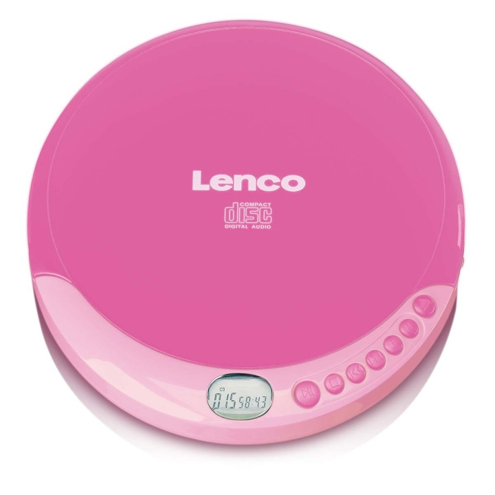 Lenco Bärbar CD-spelare med laddningsfunktion Pink i gruppen HEMELEKTRONIK / Ljud & Bild / Hemmabio, HiFi & Bärbart / Bärbar musikspelare / CD-spelare hos TP E-commerce Nordic AB (C81425)