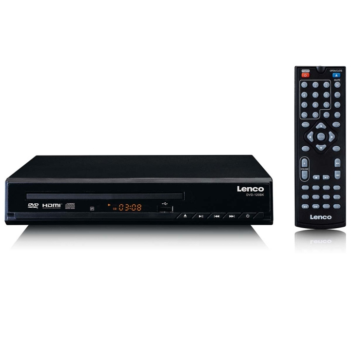 Lenco DVD-spelare med HDMI och fjärrkontroll Svart i gruppen HEMELEKTRONIK / Ljud & Bild / Hemmabio, HiFi & Bärbart / Blu-ray & DVD-spelare hos TP E-commerce Nordic AB (C81428)