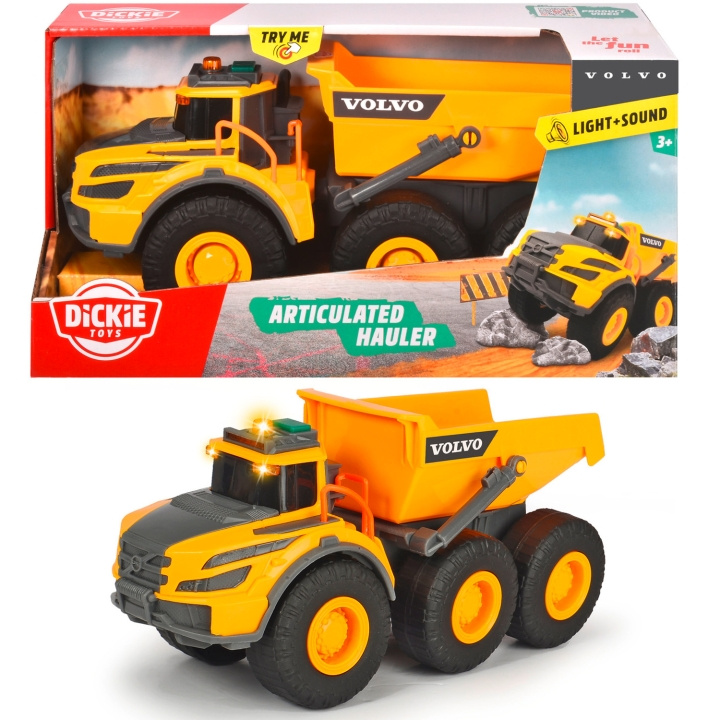 Dickie Volvo Dumper i gruppen LEKSAKER, BARN- & BABYPRODUKTER / Leksaker / Leksaksbilar & andra fordon hos TP E-commerce Nordic AB (C81531)