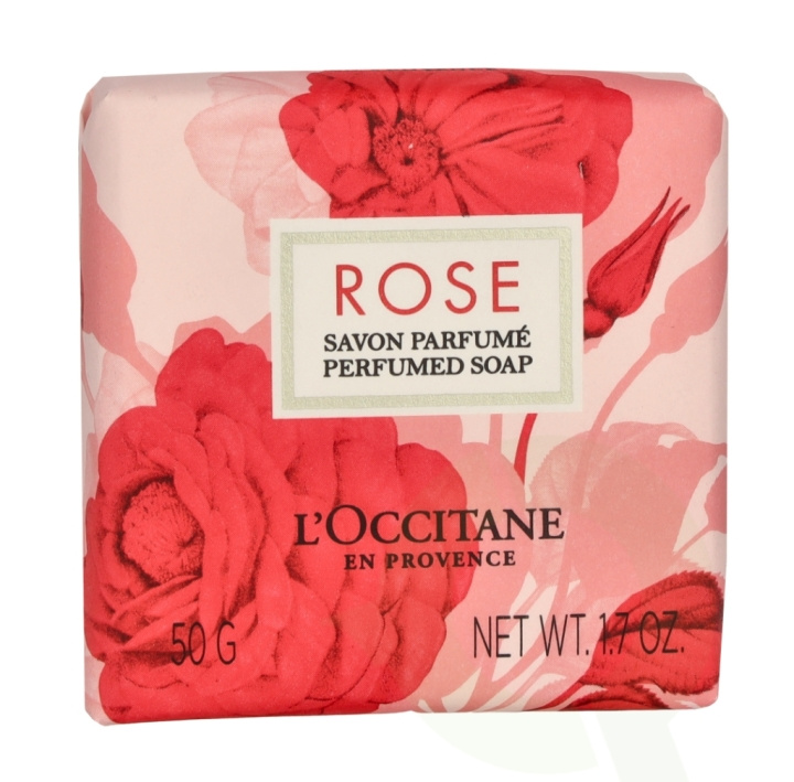 L\'Occitane Rose Perfumed Soap 50 g i gruppen SKÖNHET & HÄLSA / Hudvård / Kroppsvård / Handtvål hos TP E-commerce Nordic AB (C81585)