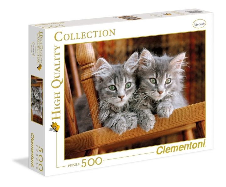 Clementoni 500 bitar High Quality Collection Kattungar i gruppen LEKSAKER, BARN- & BABYPRODUKTER / Leksaker / Barnpussel hos TP E-commerce Nordic AB (C81719)