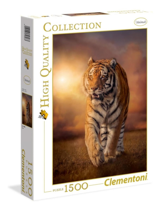 Clementoni 1500 bitar High Quality Collection TIGER i gruppen LEKSAKER, BARN- & BABYPRODUKTER / Leksaker / Barnpussel hos TP E-commerce Nordic AB (C81728)