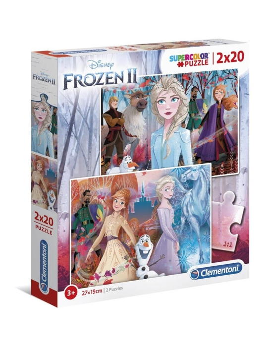 Clementoni 2x20 bitar Pussel Barn Frozen 2 i gruppen LEKSAKER, BARN- & BABYPRODUKTER / Leksaker / Barnpussel hos TP E-commerce Nordic AB (C81750)