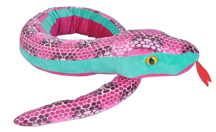 Wild Republic Snakesss Honeycomb Pink 137 cm i gruppen LEKSAKER, BARN- & BABYPRODUKTER / Babyleksaker / Gosedjur hos TP E-commerce Nordic AB (C81763)