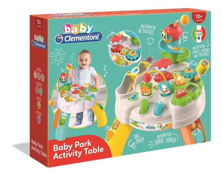 Clementoni Baby Park aktivitetsbord i gruppen LEKSAKER, BARN- & BABYPRODUKTER / Babyleksaker / Aktivitetsleksaker hos TP E-commerce Nordic AB (C81777)