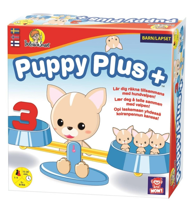 Plasto Puppy Plus+ (SE/FI/NO) i gruppen LEKSAKER, BARN- & BABYPRODUKTER / Leksaker / Sällskapsspel / Barnspel hos TP E-commerce Nordic AB (C81783)