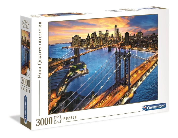 Clementoni 3000 bitar High Quality Collection New York i gruppen SPORT, FRITID & HOBBY / Hobby / Pussel hos TP E-commerce Nordic AB (C81796)