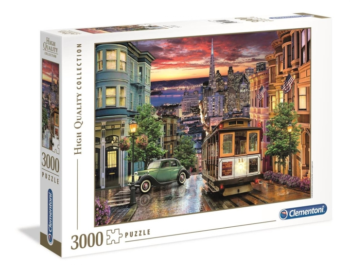 Clementoni 3000 st High Quality Collection San Francisco i gruppen SPORT, FRITID & HOBBY / Hobby / Pussel hos TP E-commerce Nordic AB (C81797)