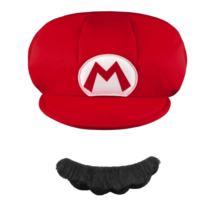 JAKKS Pacific Disguise Super Mario Rollspel Mario Hatt & Mustasch i gruppen LEKSAKER, BARN- & BABYPRODUKTER / Leksaker / Maskeradkläder hos TP E-commerce Nordic AB (C81828)