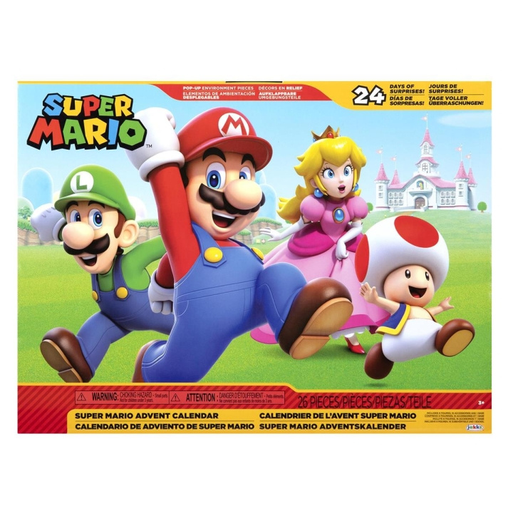 JAKKS Pacific Super Mario Adventskalender 2,5 tums figurer & tillbehör Klassiskt tema i gruppen LEKSAKER, BARN- & BABYPRODUKTER / Leksaker / Adventskalendrar hos TP E-commerce Nordic AB (C81829)