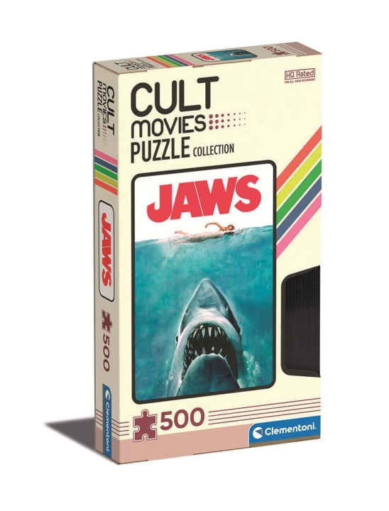 Clementoni 500 bitar High Quality Collection Kultfilmer Jaws i gruppen LEKSAKER, BARN- & BABYPRODUKTER / Leksaker / Barnpussel hos TP E-commerce Nordic AB (C81856)