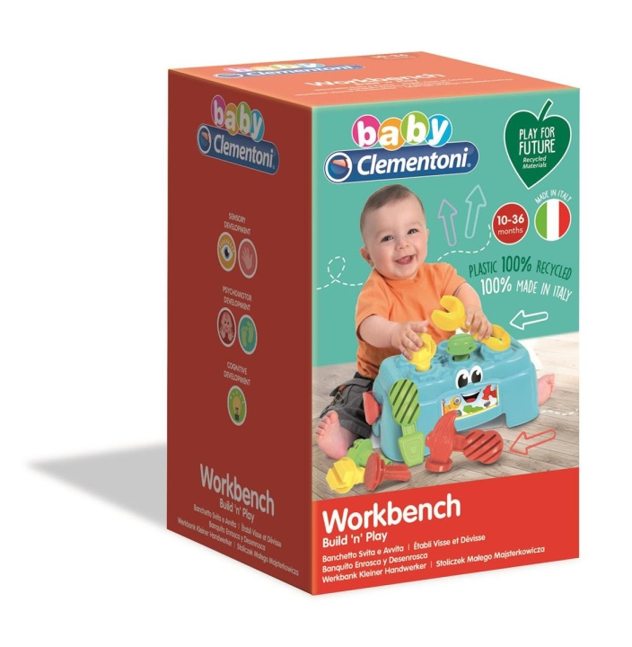 Clementoni Arbetsbänk (100 % återvunnen) i gruppen LEKSAKER, BARN- & BABYPRODUKTER / Leksaker / Experiment & DIY hos TP E-commerce Nordic AB (C81869)